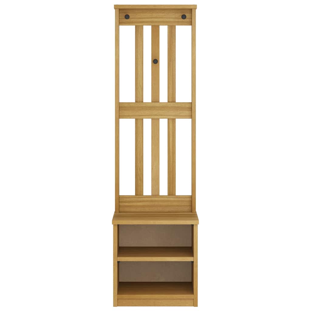 Albero Da Ingresso Sandnes 45X40X159,5 Cm In Legno Di Pino