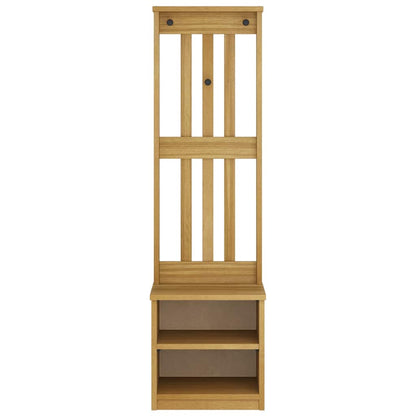 Albero Da Ingresso Sandnes 45X40X159,5 Cm In Legno Di Pino