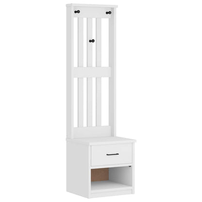 Albero Da Ingresso Sandnes 45X40X159,5 Cm Legno Di Pino