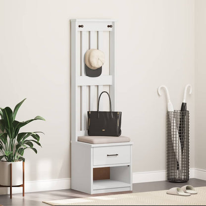 Albero Da Ingresso Sandnes 45X40X159,5 Cm Legno Di Pino