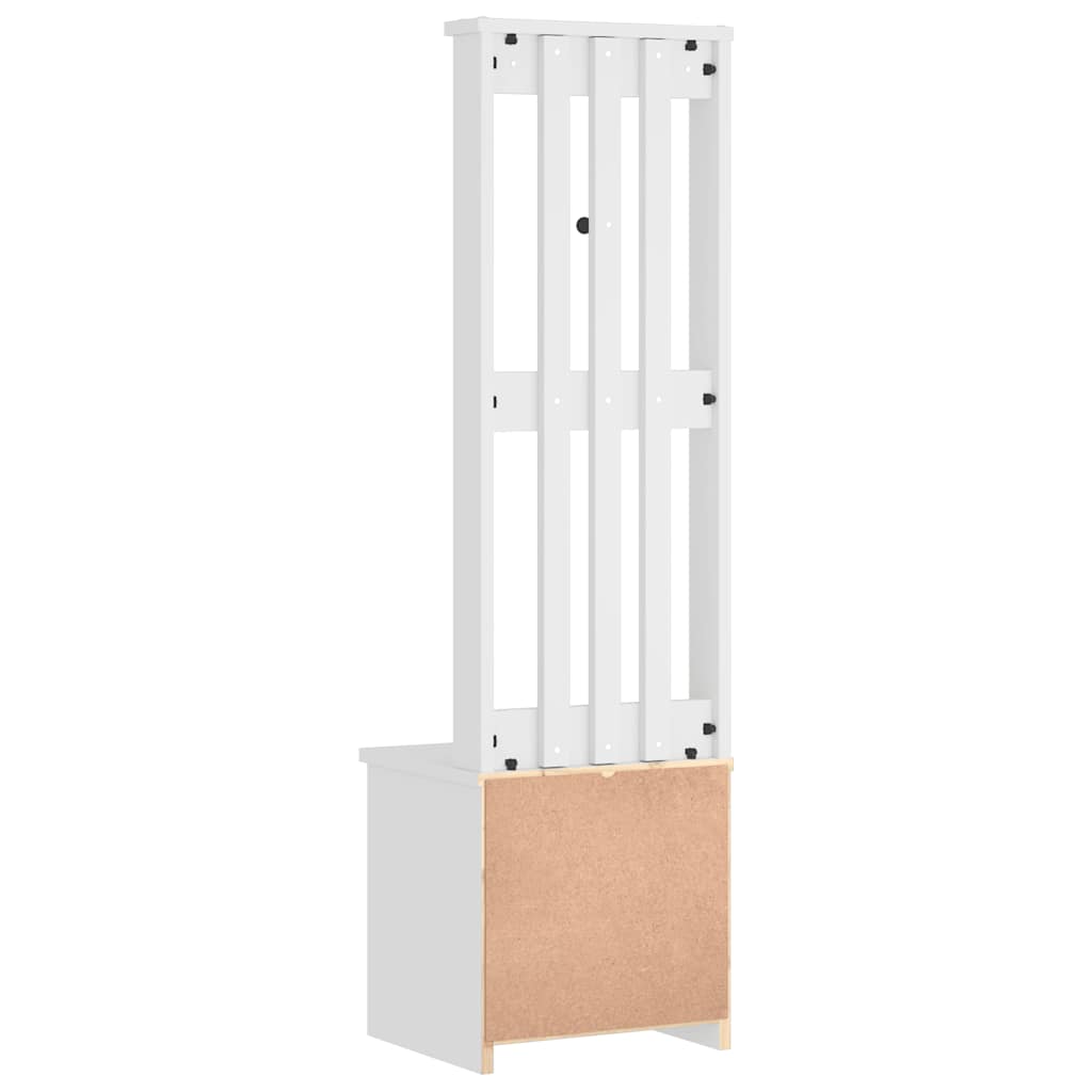 Albero Da Ingresso Sandnes 45X40X159,5 Cm Legno Di Pino