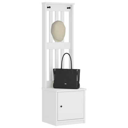 Albero Da Ingresso Sandnes 87X40X159,5 Cm In Legno Di Pino
