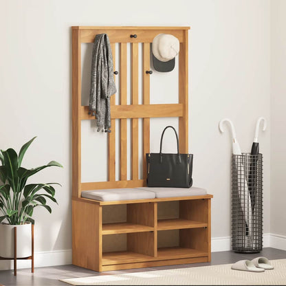 Albero Da Ingresso Sandnes 87X40X159,5 Cm In Legno Di Pino