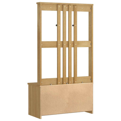 Albero Da Ingresso Sandnes 87X40X159,5 Cm In Legno Di Pino