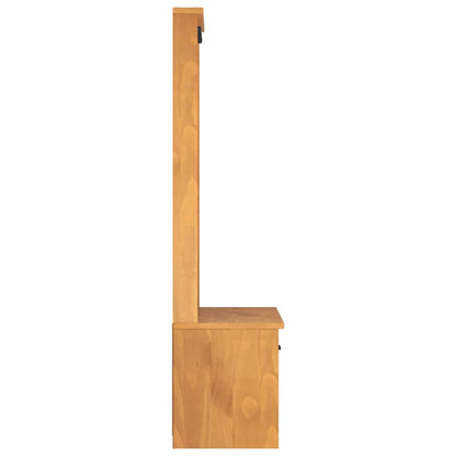 Albero Da Ingresso Sandnes 87X40X159,5 Cm In Legno Di Pino