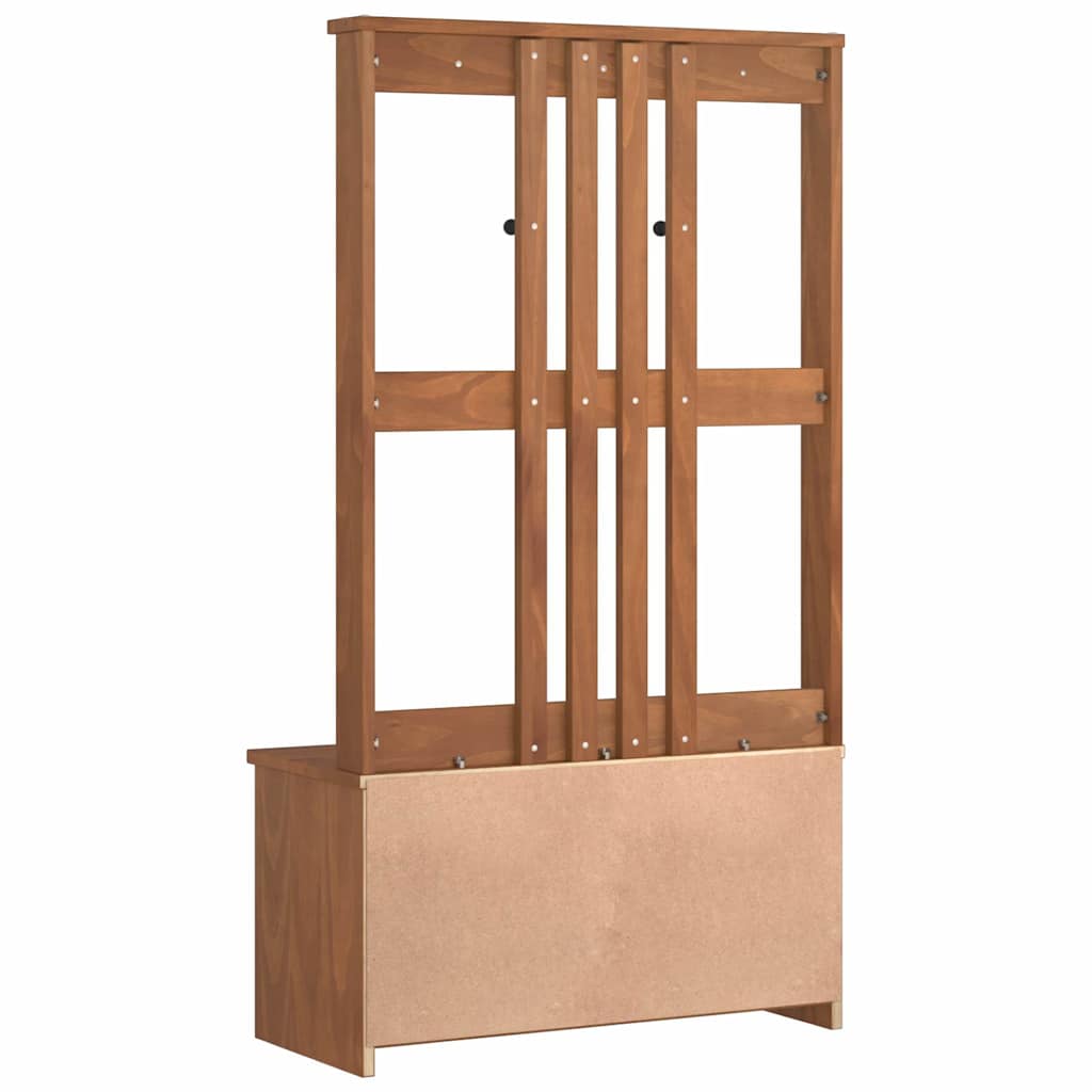 Albero Da Ingresso Sandnes 87X40X159,5 Cm In Legno Di Pino