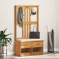 Albero Da Ingresso Sandnes 87X40X159,5 Cm In Legno Di Pino