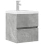 Mobile Lavabo 90X38,5X45 Cm In Legno Multistrato Grigio Cemento