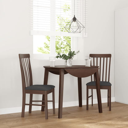 Sedie Da Pranzo Con Cuscini 2 Pz Bianco Legno Massello Di Hevea