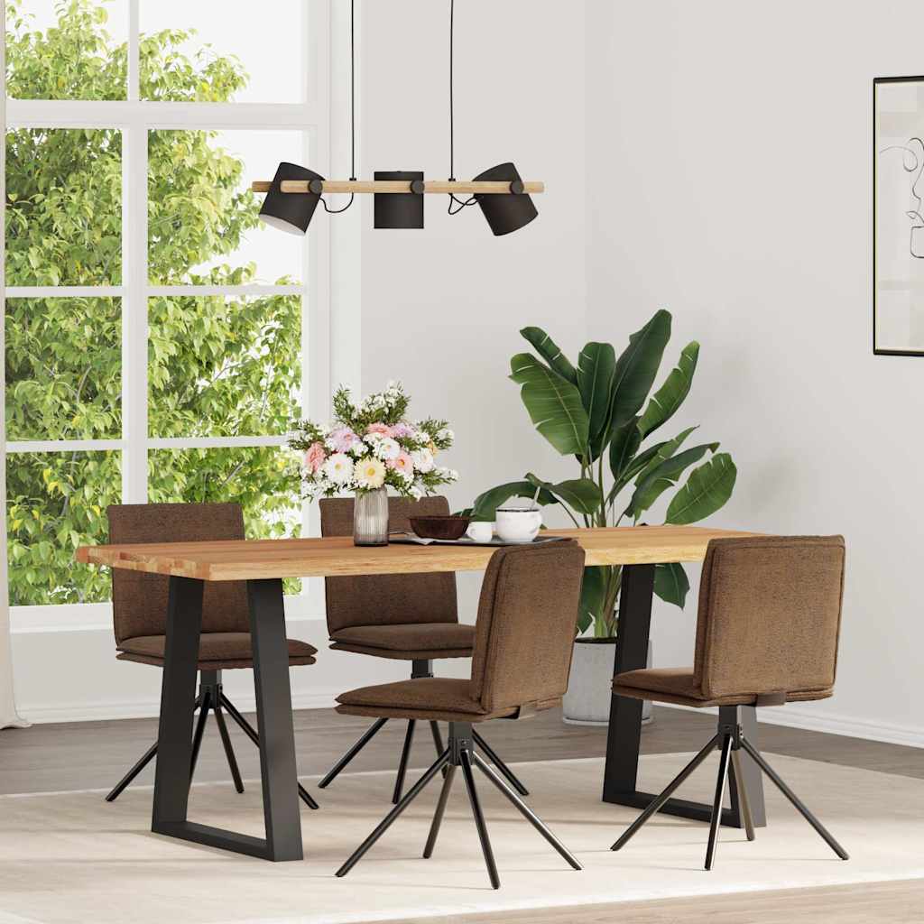 Sedie Da Pranzo 6 Pz In Similpelle Scamosciata