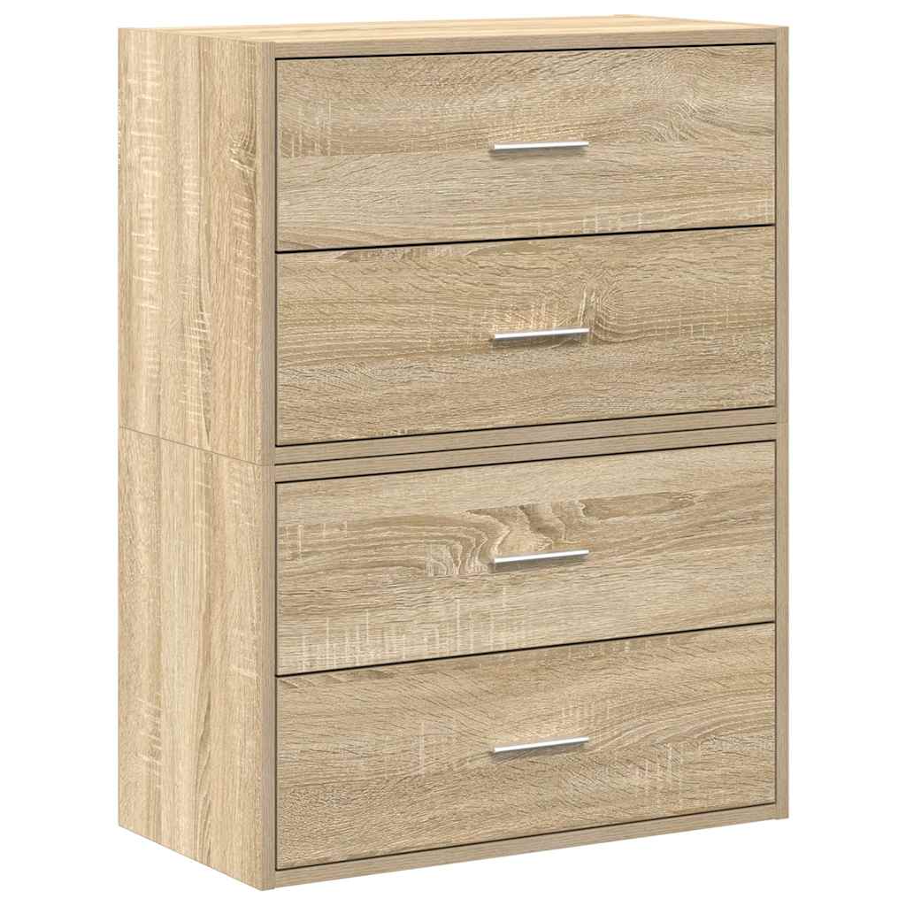 Armadi Con 2 Cassetti 2 Pz 60X31X40 Cm Truciolato