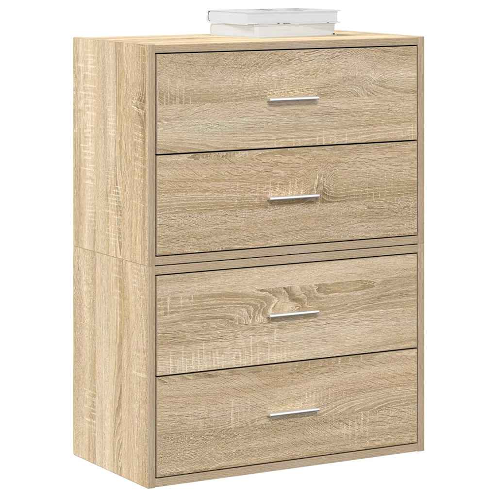 Armadi Con 2 Cassetti 2 Pz 60X31X40 Cm Truciolato