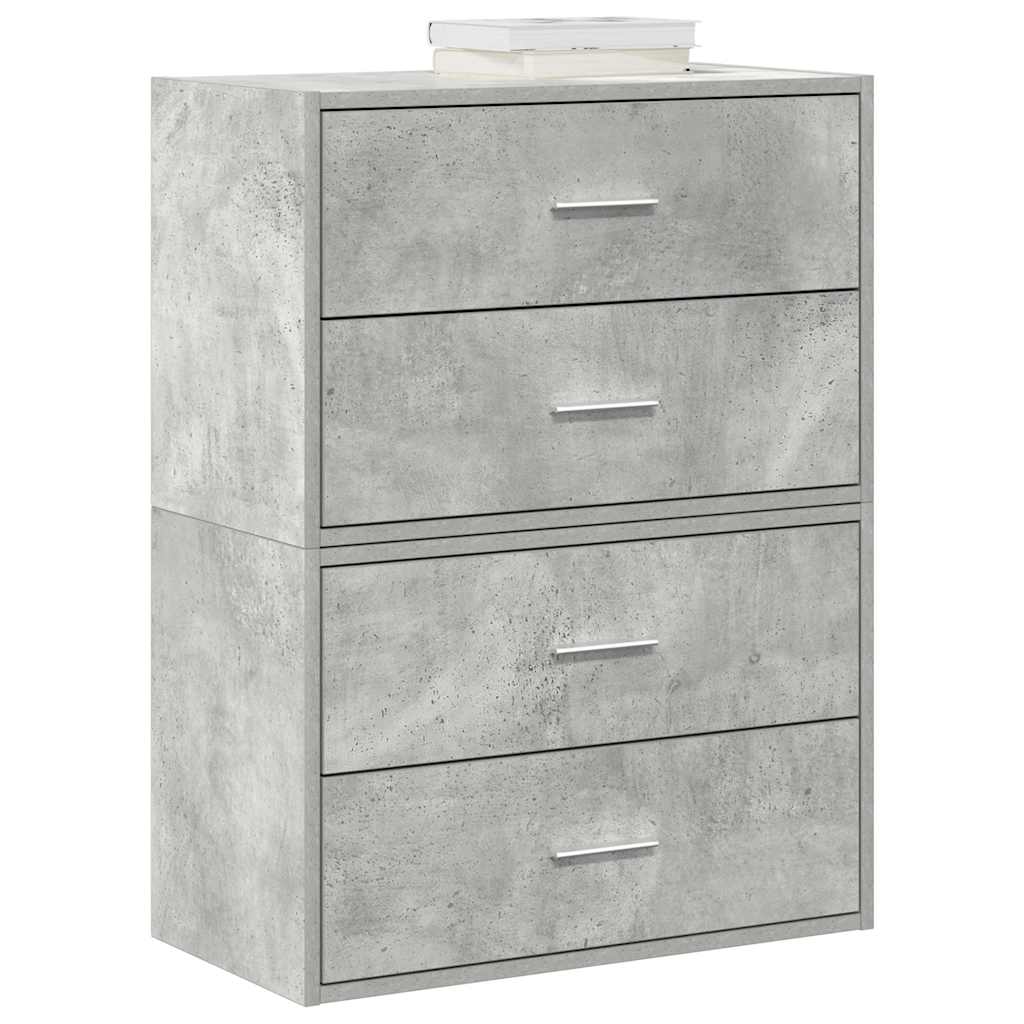 Armadi Con 2 Cassetti 2 Pz 60X31X40 Cm Truciolato
