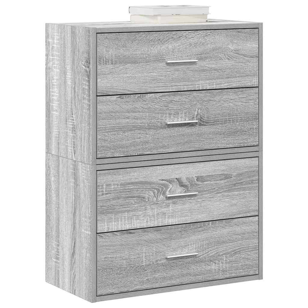 Armadi Con 2 Cassetti 2 Pz 60X31X40 Cm Truciolato