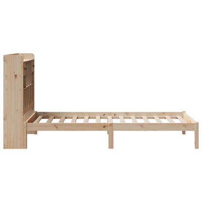 Giroletto Con Libreria Senza Materasso In Legno Pino