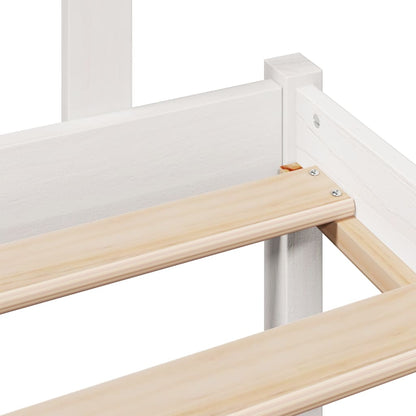 Letto Con Libreria Senza Materasso In Legno Pino