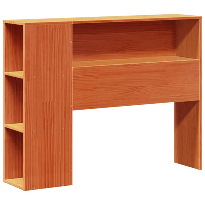 Letto Libreria Senza Materasso Marrone Cera 100X200 Cm Legno