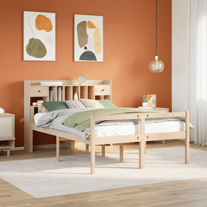 Letto Libreria Senza Materasso Legno Di Pino