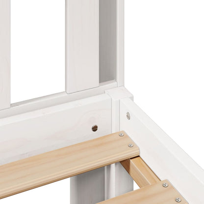 Letto Libreria Senza Materasso Legno Di Pino