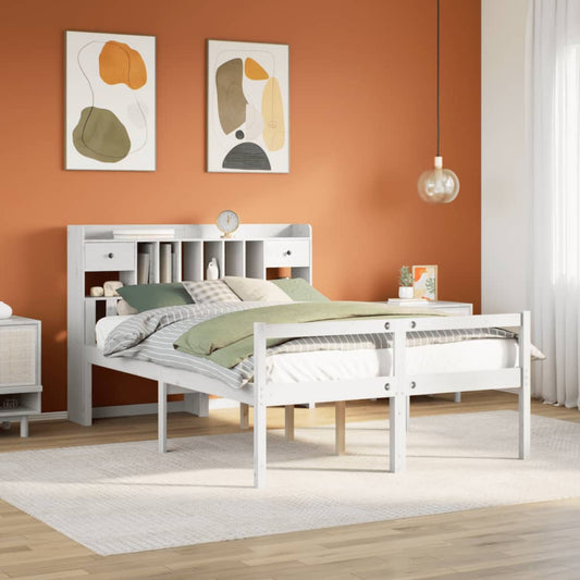 Letto Libreria Senza Materasso Legno Di Pino