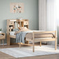 Letto Libreria Senza Materasso Legno Di Pino