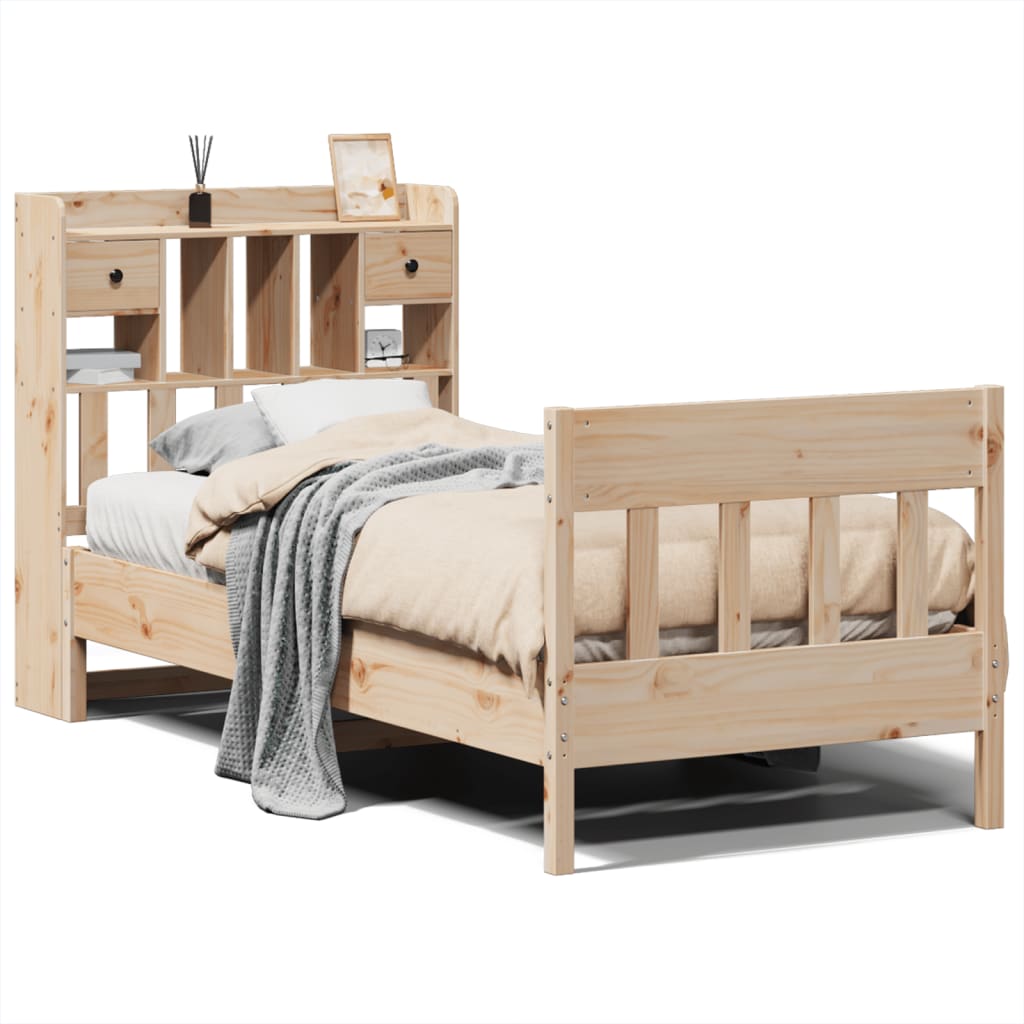 Letto Senza Materasso In Legno Massello Di Pino