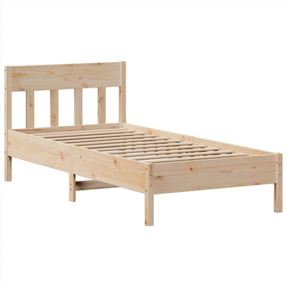 Letto Senza Materasso In Legno Massello Di Pino