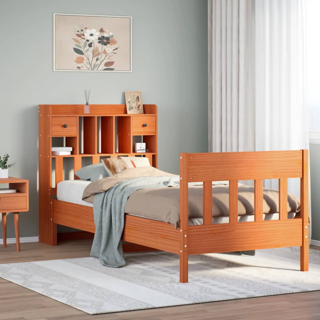 Letto Senza Materasso In Legno Massello Di Pino