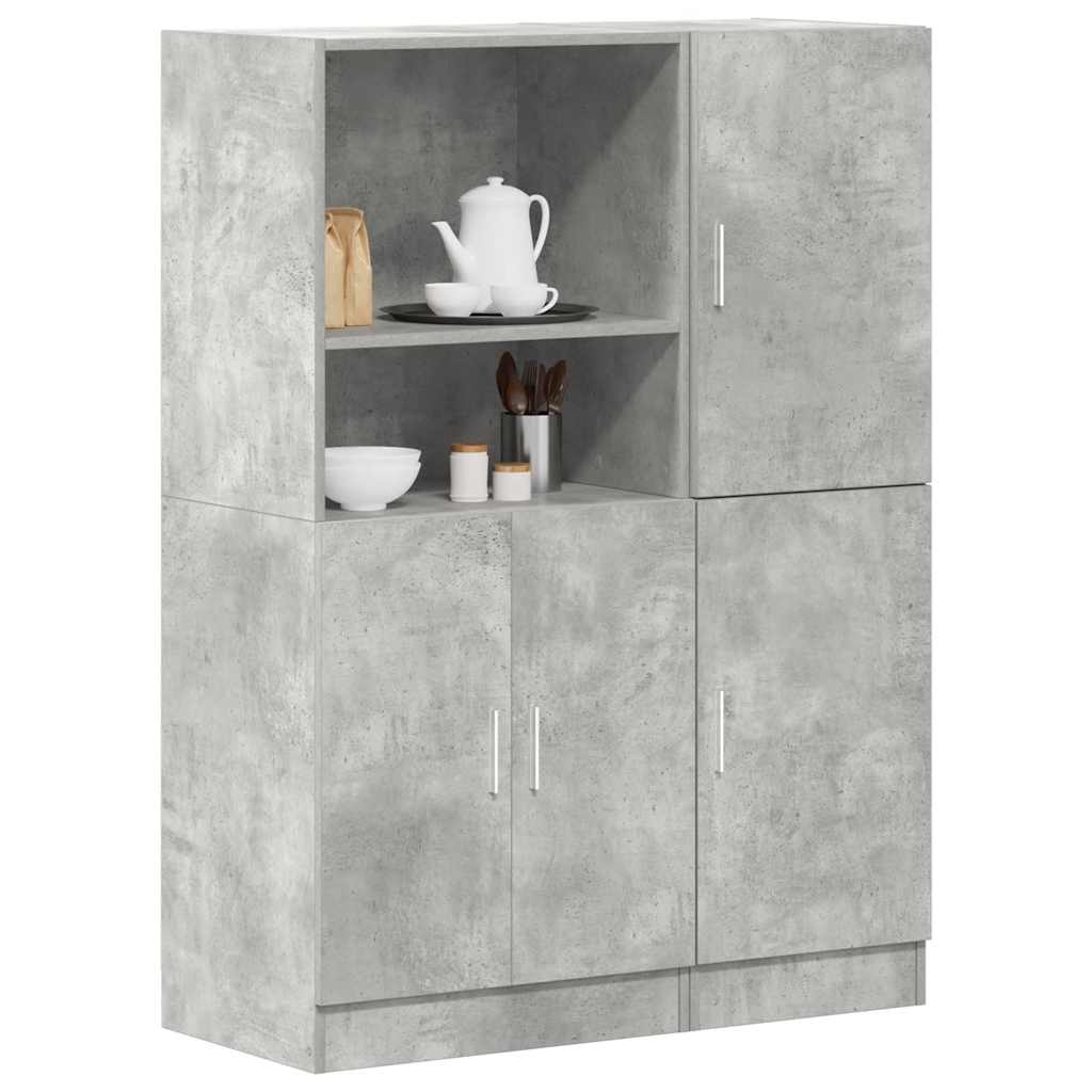 Set Di Mobili Da Cucina 2 Pz In Truciolato
