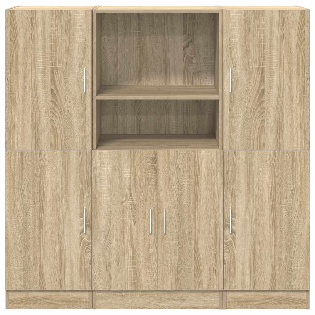 Set Di Mobili Da Cucina 3 Pz In Truciolato