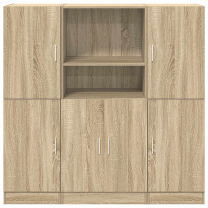 Set Di Mobili Da Cucina 3 Pz In Truciolato