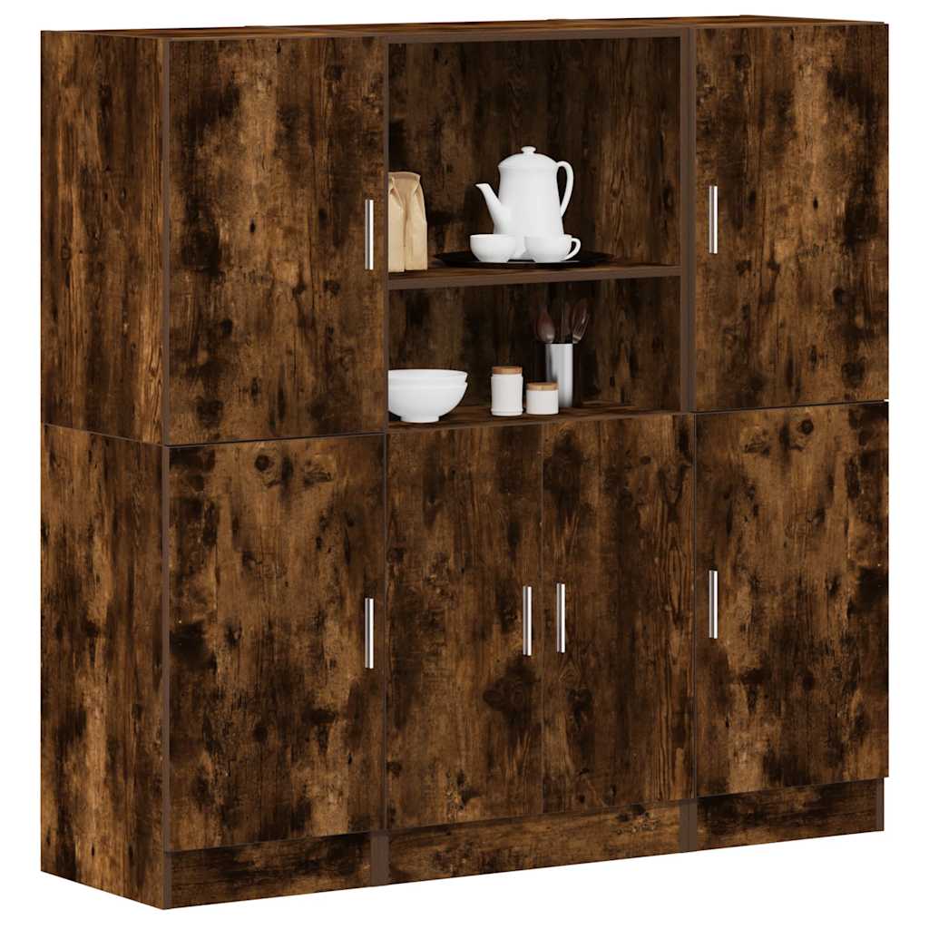 Set Di Mobili Da Cucina 3 Pz In Truciolato