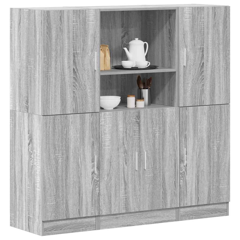 Set Di Mobili Da Cucina 3 Pz In Truciolato