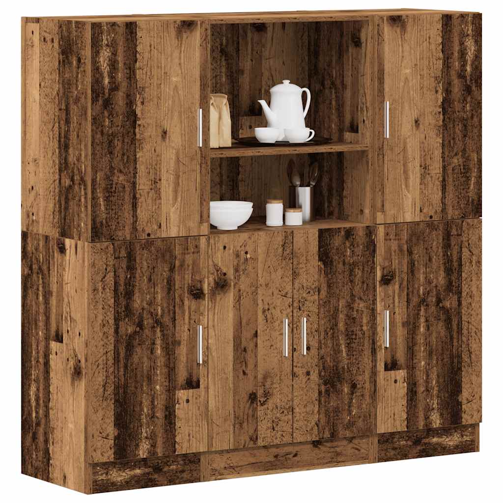 Set Di Mobili Da Cucina 3 Pz In Truciolato