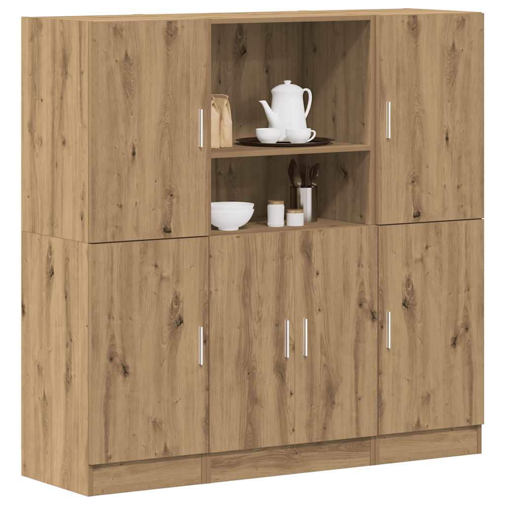 Set Di Mobili Da Cucina 3 Pz In Truciolato