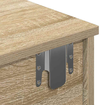Scaffale A Parete Con Cassetti Sonoma 100X37,5X19 Cm Truciolato Rovere Sonoma