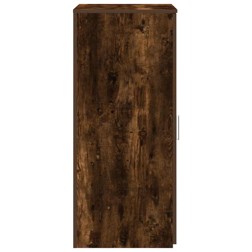 Mobile Portaoggetti 50X45X103,5 Cm In Truciolato Rovere Fumo