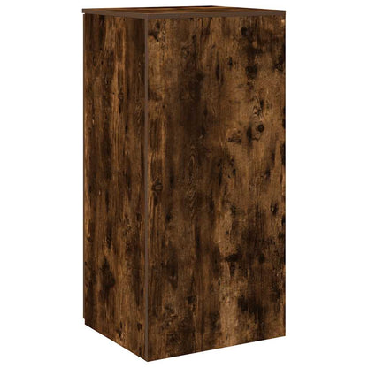 Mobile Portaoggetti 50X45X103,5 Cm In Truciolato Rovere Fumo