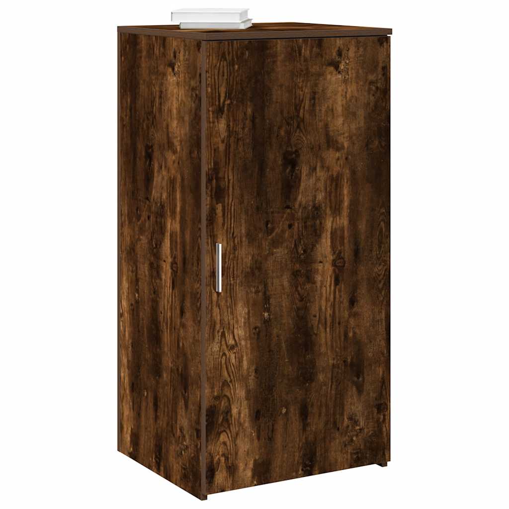 Mobile Portaoggetti 50X45X103,5 Cm In Truciolato Rovere Fumo