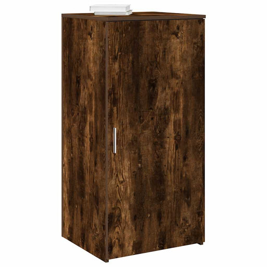 Mobile Portaoggetti 50X45X103,5 Cm In Truciolato Rovere Fumo