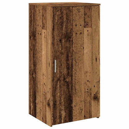 Mobile Portaoggetti 50X45X103,5 Cm In Truciolato Legno Antico