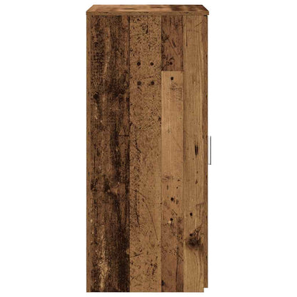 Mobile Portaoggetti 50X45X103,5 Cm In Truciolato Legno Antico