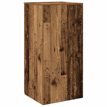 Mobile Portaoggetti 50X45X103,5 Cm In Truciolato Legno Antico