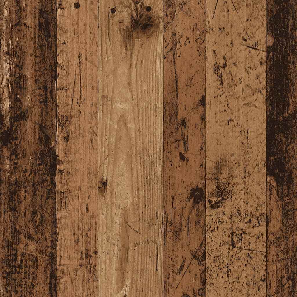 Mobile Portaoggetti 50X45X103,5 Cm In Truciolato Legno Antico