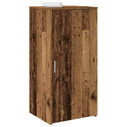 Mobile Portaoggetti 50X45X103,5 Cm In Truciolato Legno Antico