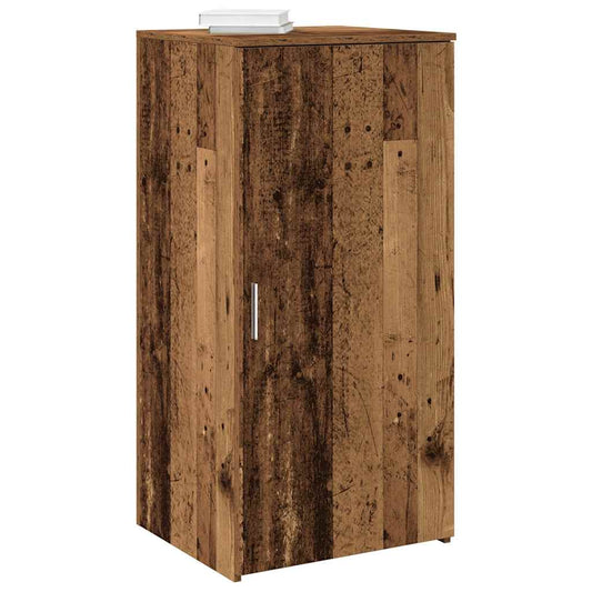Mobile Portaoggetti 50X45X103,5 Cm In Truciolato Legno Antico