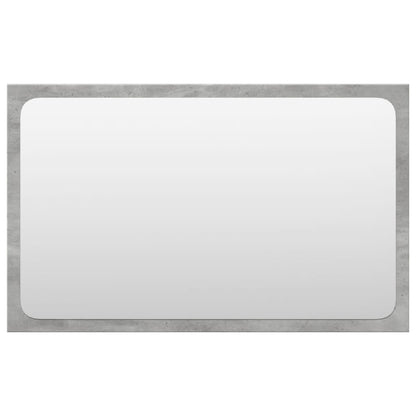 Set Mobili Da Bagno 4 Pz In Legno Multistrato Grigio Cemento
