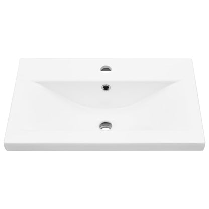 Set Mobili Da Bagno 4 Pz In Legno Multistrato Grigio Cemento