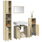 Set Mobili Da Bagno 4 Pz In Legno Multistrato