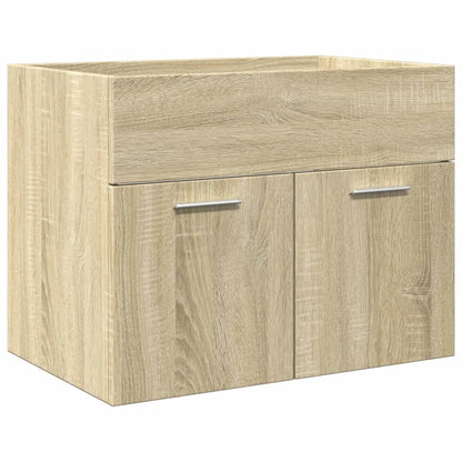 Set Mobili Da Bagno 3 Pz In Legno Multistrato Rovere Sonoma